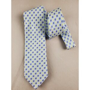 Domenico Vacca Mens Neck Ties 62 3.5 Floral Silk Designer Italy